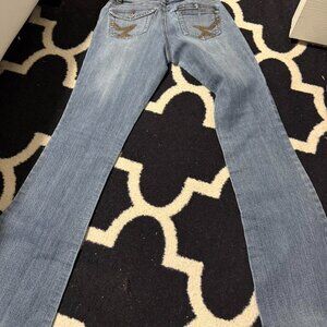American Thrift Women's Blue and Navy Jeans